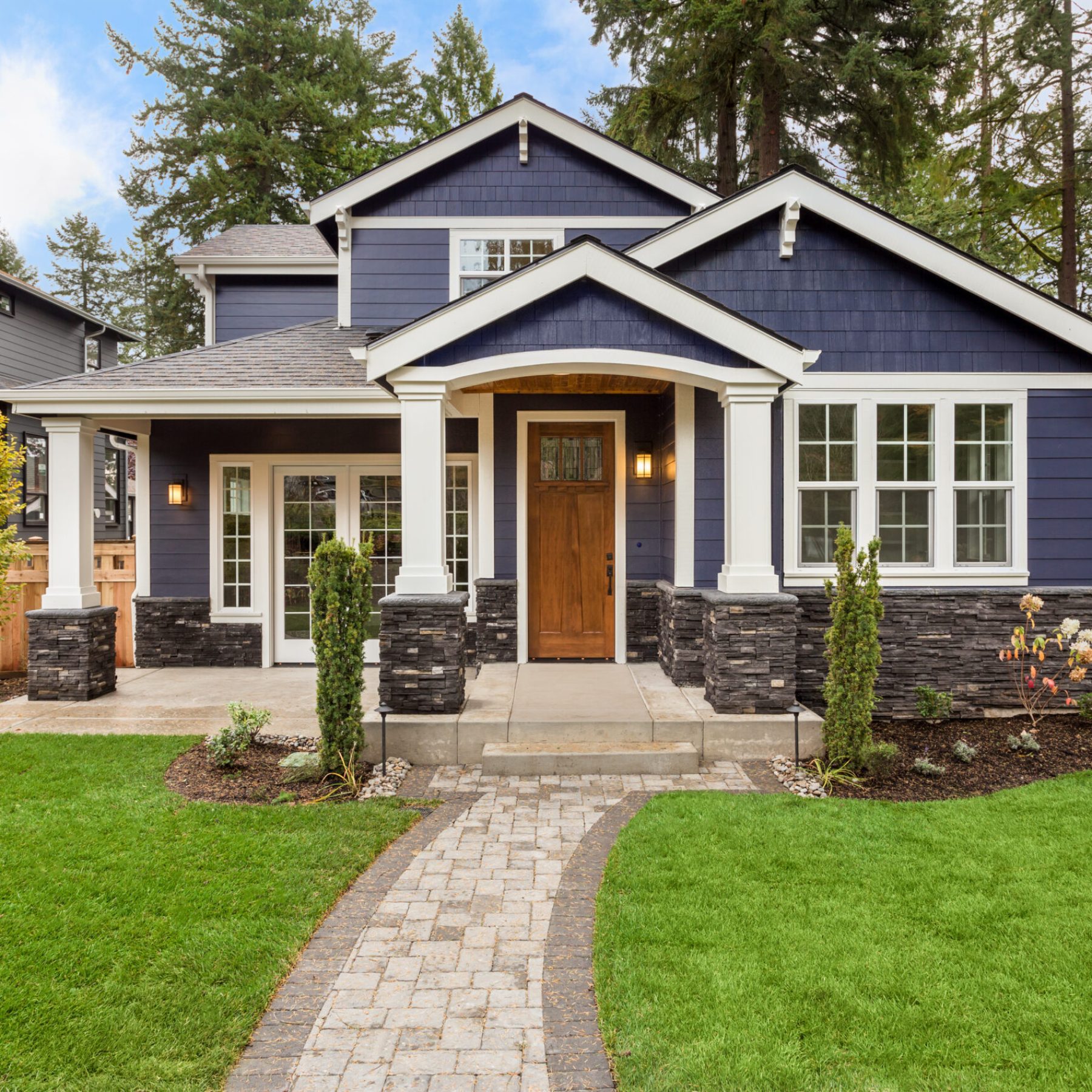 Beautiful, Newly Built Luxury Home Exterior